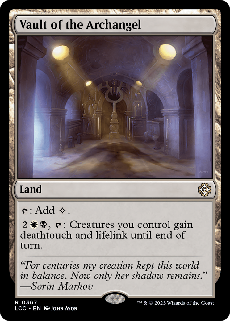 Vault of the Archangel [The Lost Caverns of Ixalan Commander] | Devastation Store