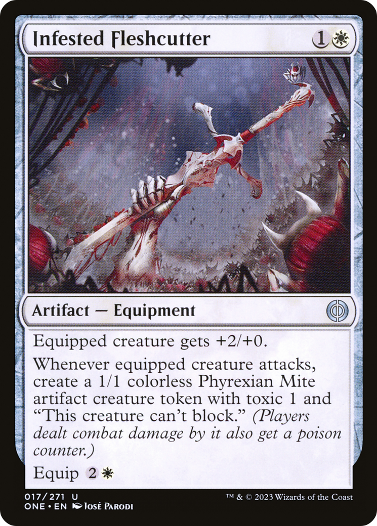 Infested Fleshcutter [Phyrexia: All Will Be One] | Devastation Store