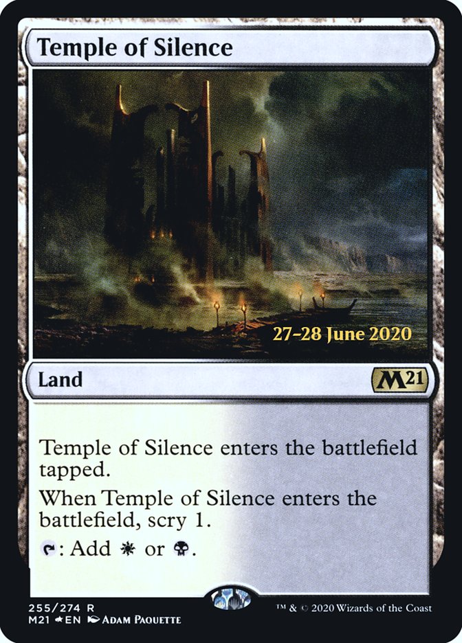 Temple of Silence  [Core Set 2021 Prerelease Promos] | Devastation Store