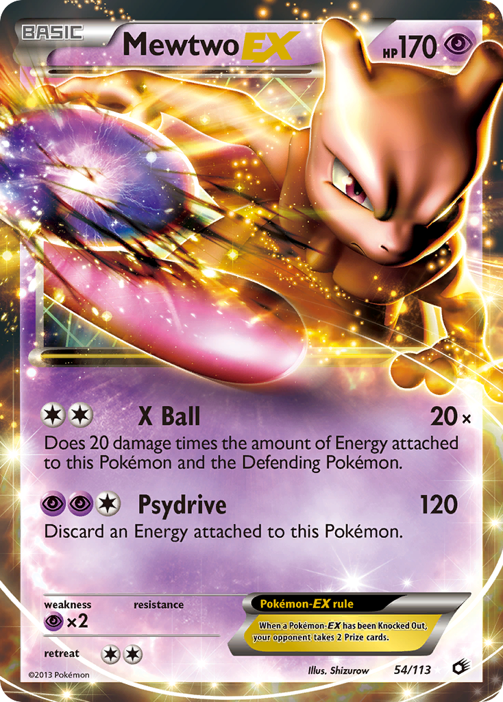 Mewtwo EX (54/113) [Black & White: Legendary Treasures] | Devastation Store