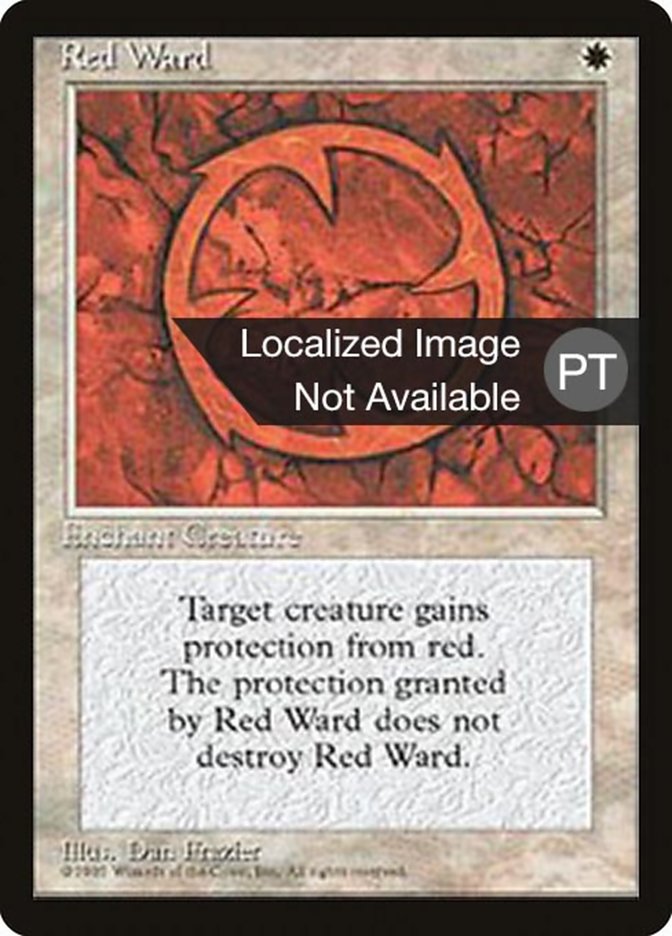 Red Ward [Fourth Edition (Foreign Black Border)] | Devastation Store
