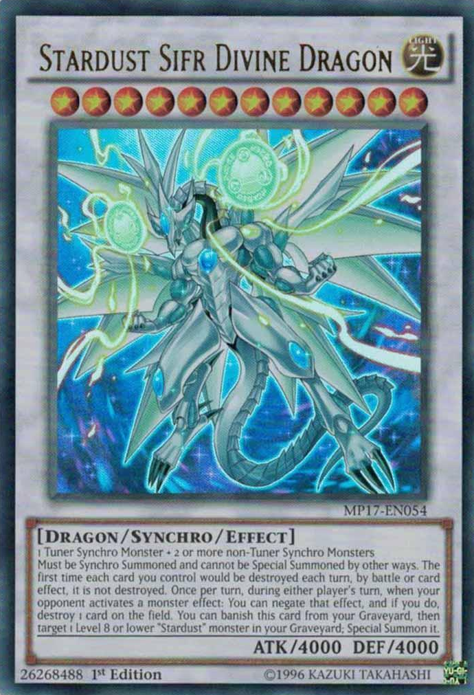 Stardust Sifr Divine Dragon [MP17-EN054] Ultra Rare | Devastation Store