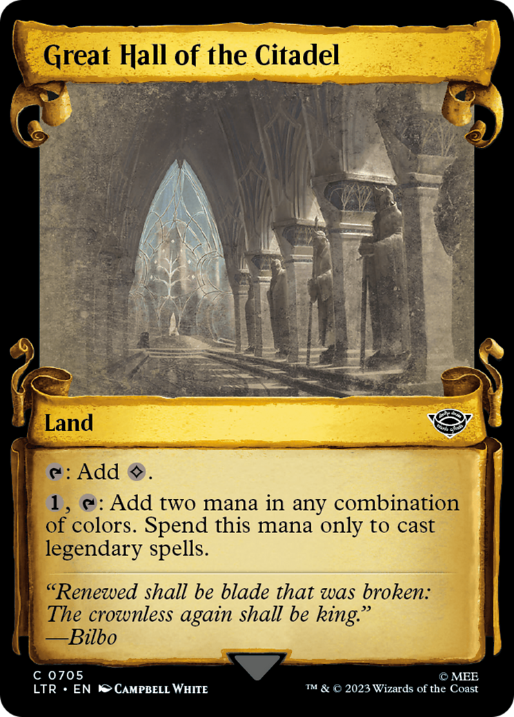 Great Hall of the Citadel [The Lord of the Rings: Tales of Middle-Earth Showcase Scrolls] | Devastation Store