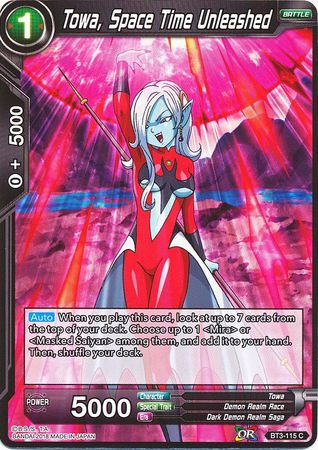Towa, Space Time Unleashed [BT3-115] | Devastation Store