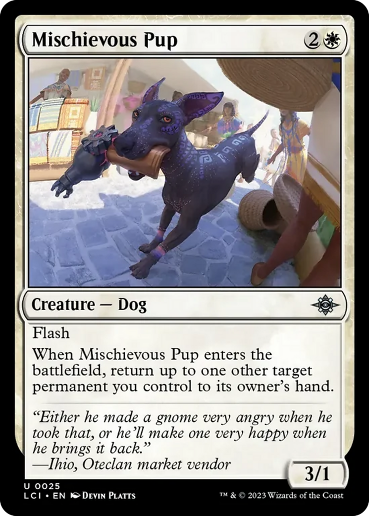 Mischievous Pup [The Lost Caverns of Ixalan] | Devastation Store