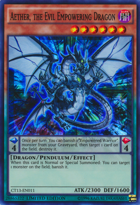 Aether, the Evil Empowering Dragon [CT13-EN011] Super Rare | Devastation Store
