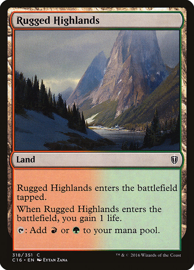 Rugged Highlands [Commander 2016] - Devastation Store | Devastation Store