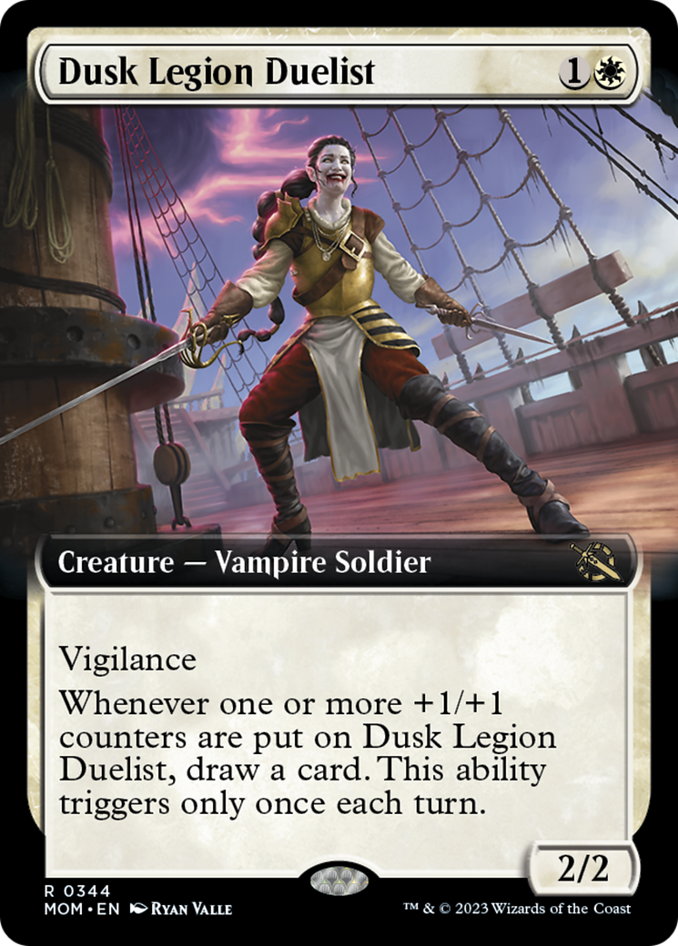 Dusk Legion Duelist (Extended Art) [March of the Machine] | Devastation Store