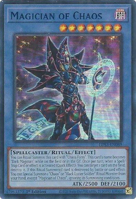Magician of Chaos (Blue) [LDS3-EN089] Ultra Rare | Devastation Store