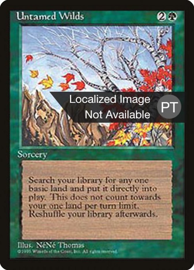 Untamed Wilds [Fourth Edition (Foreign Black Border)] | Devastation Store