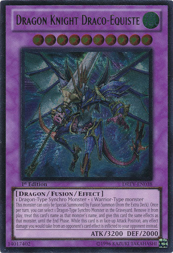 Dragon Knight Draco-Equiste [DREV-EN038] Ultimate Rare | Devastation Store