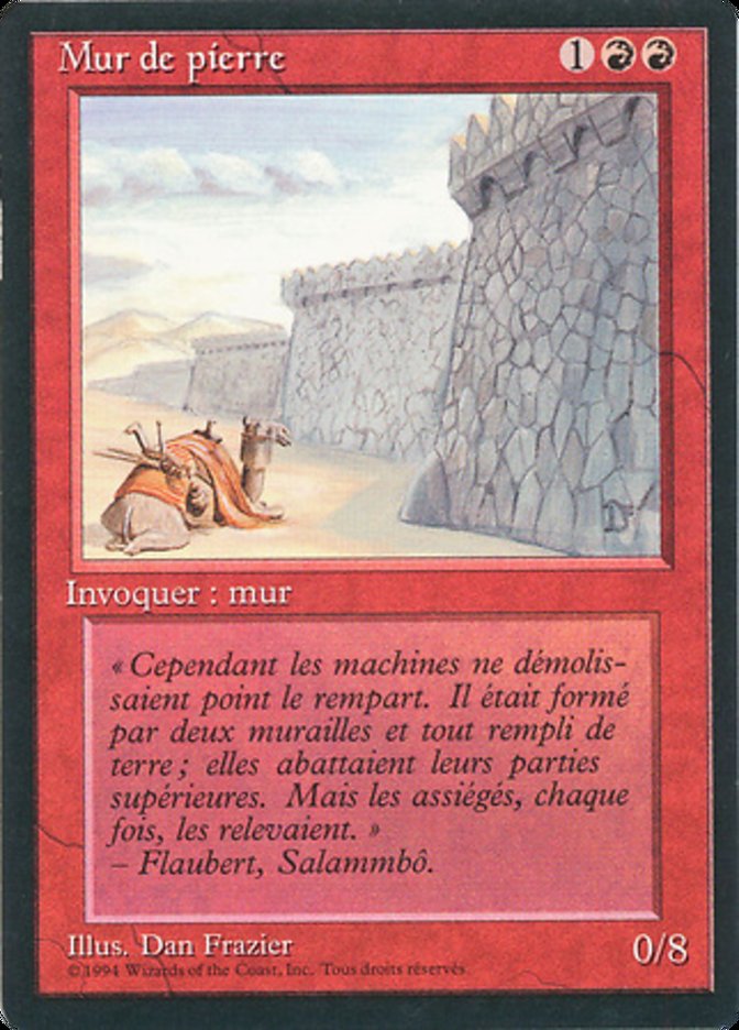 Wall of Stone [Foreign Black Border] | Devastation Store