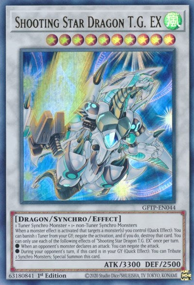 Shooting Star Dragon T.G. EX [GFTP-EN044] Ultra Rare | Devastation Store