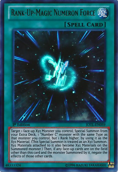 Rank-Up-Magic Numeron Force [JOTL-EN059] Ultra Rare | Devastation Store
