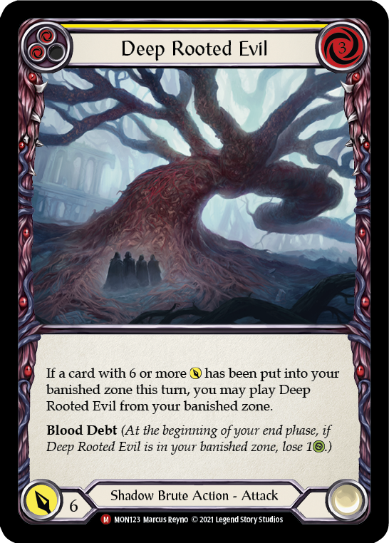Deep Rooted Evil [MON123] 1st Edition Normal - Devastation Store | Devastation Store