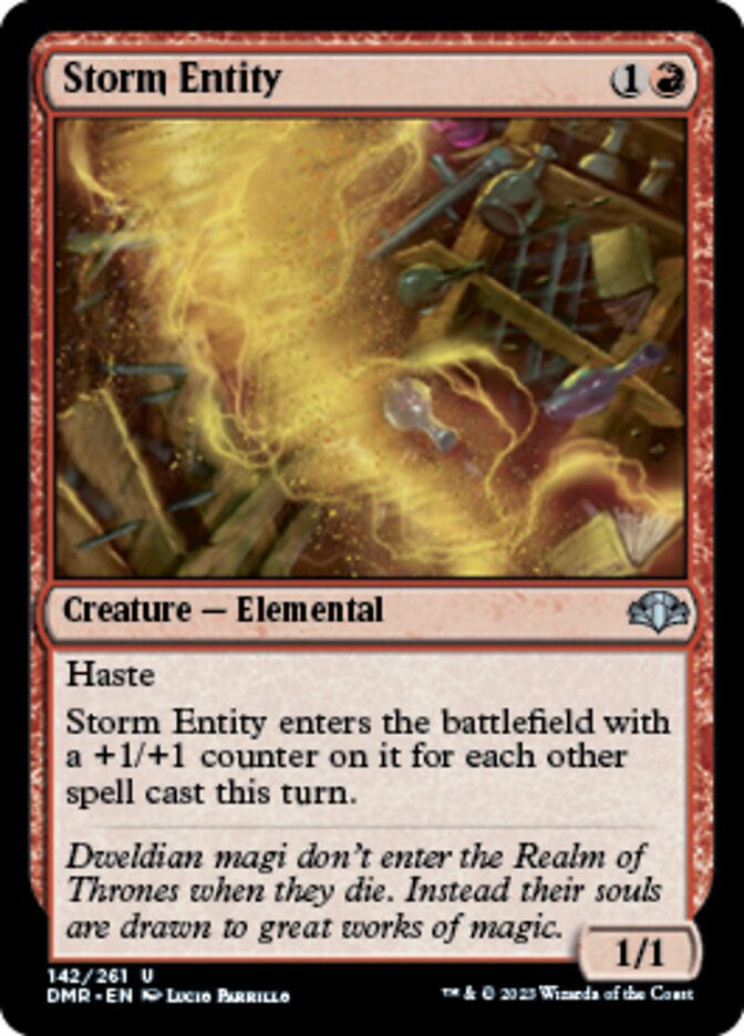 Storm Entity [Dominaria Remastered] | Devastation Store