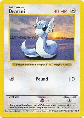 Dratini (26/102) [Base Set Shadowless Unlimited] | Devastation Store