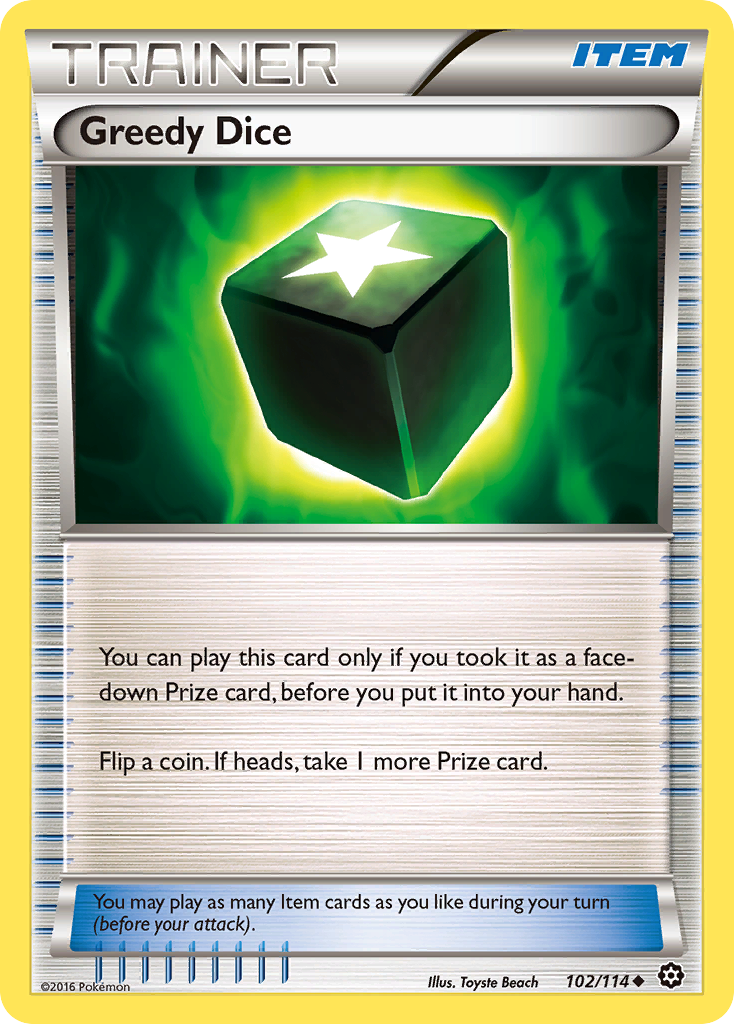 Greedy Dice (102/114) [XY: Steam Siege] | Devastation Store