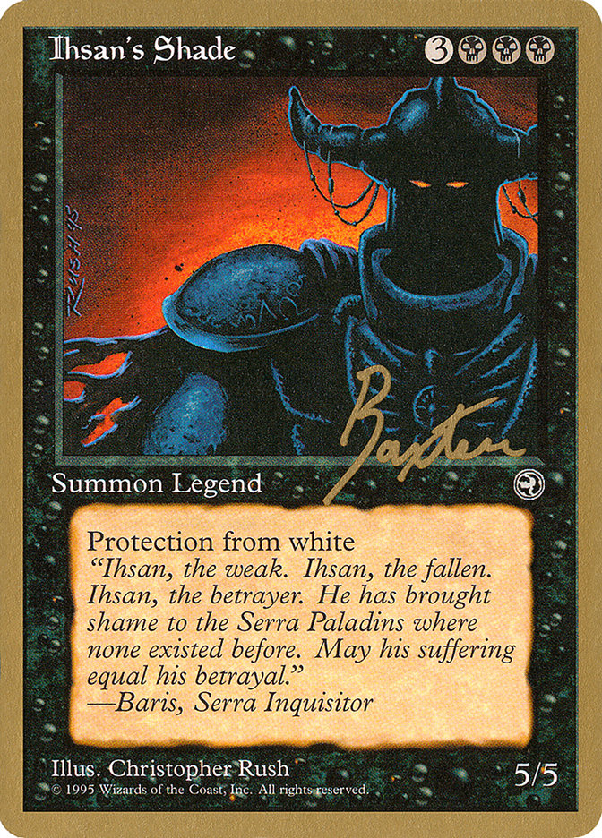 Ihsan's Shade (George Baxter) [Pro Tour Collector Set] | Devastation Store