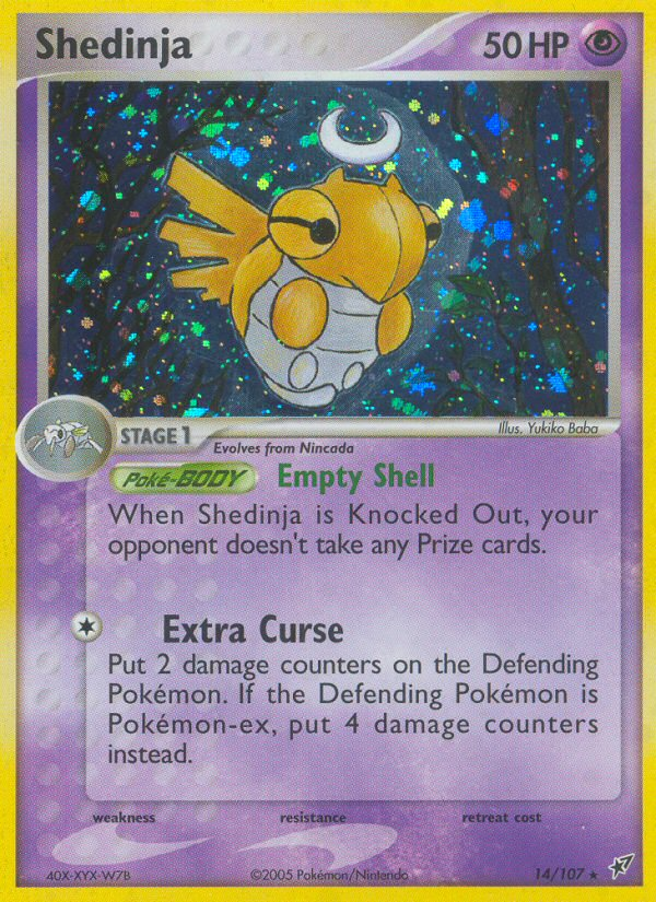 Shedinja (14/107) [EX: Deoxys] | Devastation Store