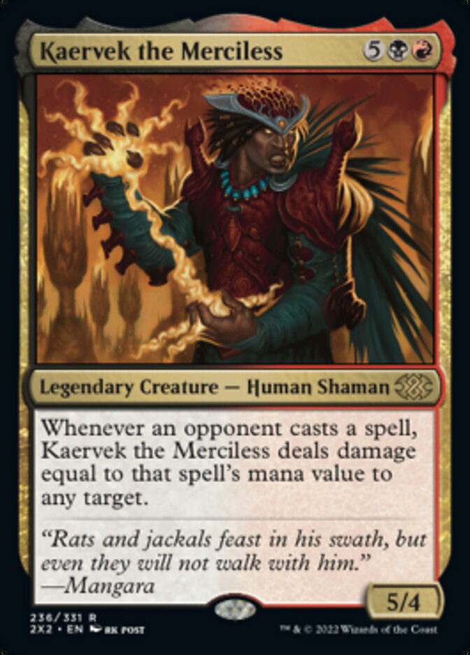 Kaervek the Merciless [Double Masters 2022] | Devastation Store