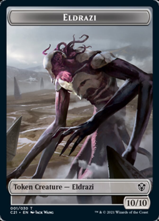 Eldrazi // Champion of Wits Token [Commander 2021 Tokens] | Devastation Store