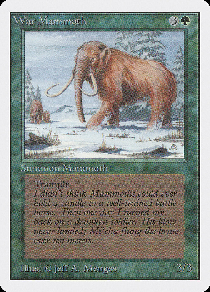 War Mammoth [Unlimited Edition] | Devastation Store