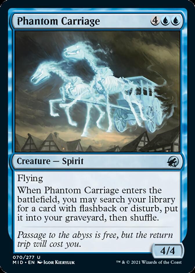 Phantom Carriage [Innistrad: Midnight Hunt] | Devastation Store
