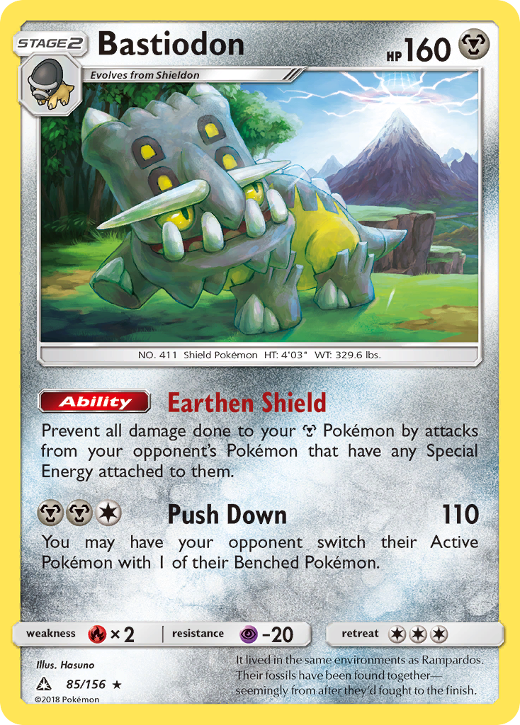 Bastiodon (85/156) [Sun & Moon: Ultra Prism] | Devastation Store