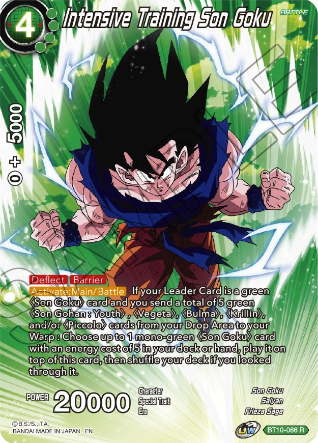 Intensive Training Son Goku (BT10-066) [Theme Selection: History of Son Goku] | Devastation Store
