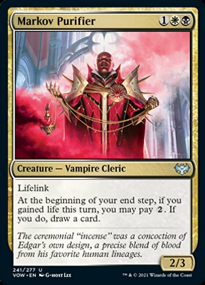 Markov Purifier [Innistrad: Crimson Vow] | Devastation Store