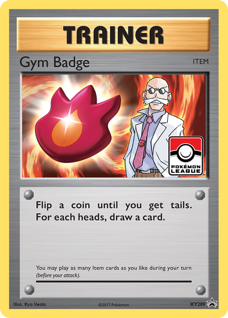 Gym Badge (XY209) (Blaine) [XY: Black Star Promos] | Devastation Store