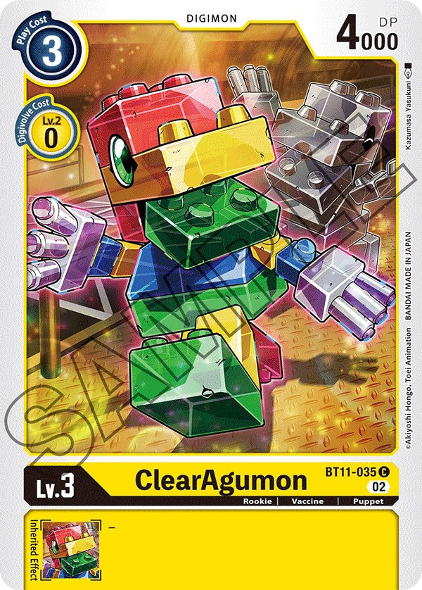 ClearAgumon [BT11-035] [Dimensional Phase] | Devastation Store