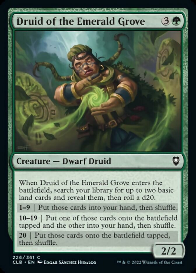 Druid of the Emerald Grove [Commander Legends: Battle for Baldur's Gate] | Devastation Store