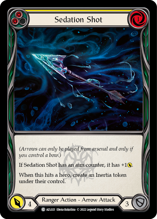 Sedation Shot (Yellow) [AZL021] (Outsiders Azalea Blitz Deck) | Devastation Store
