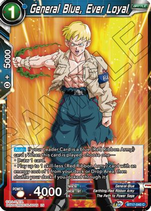 General Blue, Ever Loyal (BT17-040) [Ultimate Squad] | Devastation Store