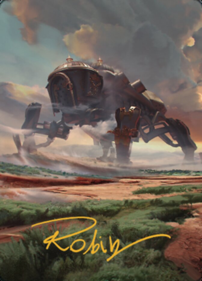 Plains (2) Art Card (Gold-Stamped Signature) [The Brothers' War Art Series] | Devastation Store