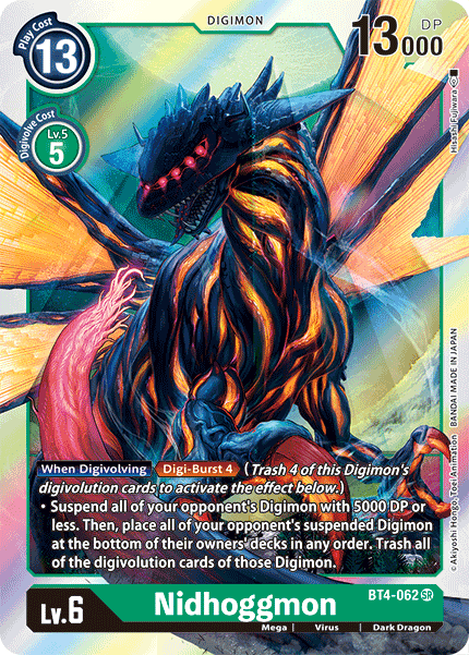 Nidhoggmon [BT4-062] [Great Legend] | Devastation Store