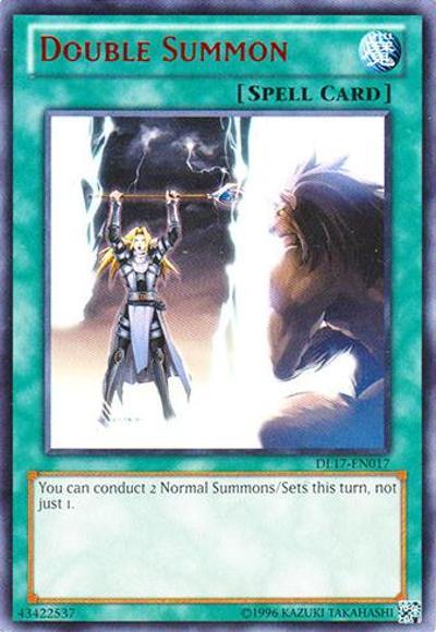 Double Summon (Blue) [DL17-EN017] Rare | Devastation Store