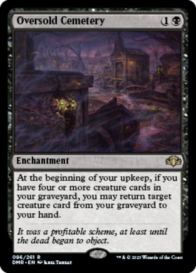 Oversold Cemetery [Dominaria Remastered] | Devastation Store