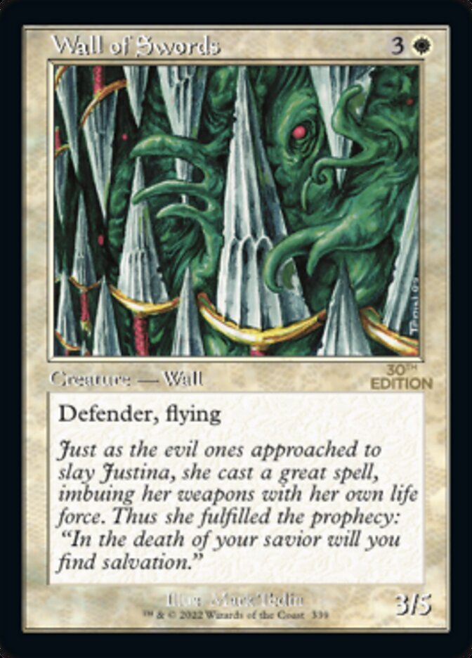 Wall of Swords (Retro) [30th Anniversary Edition] | Devastation Store
