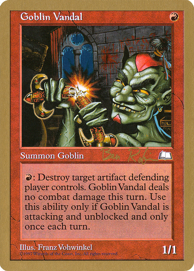 Goblin Vandal (Ben Rubin) [World Championship Decks 1998] | Devastation Store