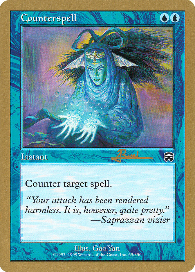 Counterspell (Antoine Ruel) (MMQ) [World Championship Decks 2001] | Devastation Store