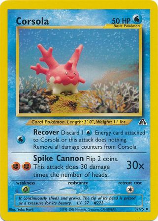 Corsola (37/75) [Neo Discovery Unlimited] | Devastation Store