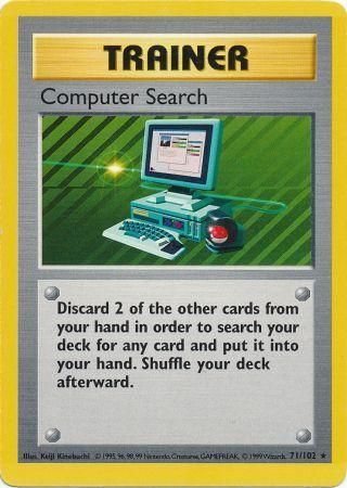 Computer Search (71/102) [Base Set Shadowless Unlimited] | Devastation Store