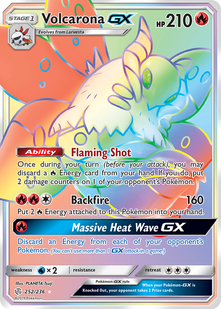 Volcarona GX (252/236) [Sun & Moon: Cosmic Eclipse] | Devastation Store