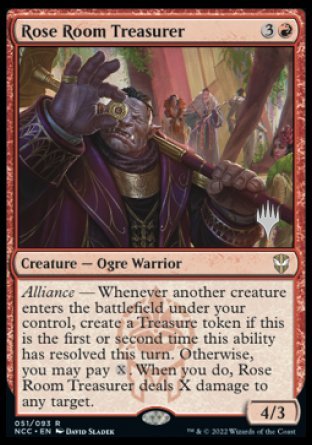 Rose Room Treasurer (Promo Pack) [Streets of New Capenna Commander Promos] | Devastation Store