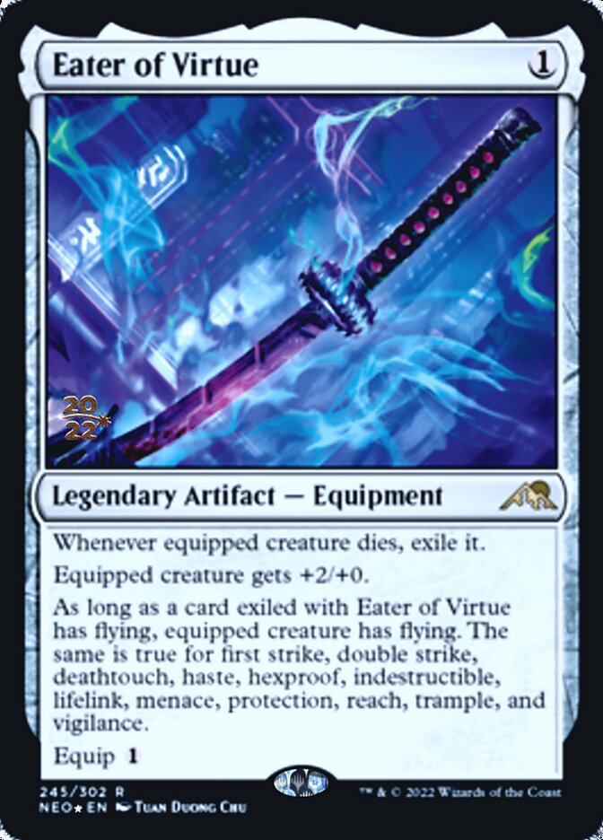 Eater of Virtue [Kamigawa: Neon Dynasty Prerelease Promos] | Devastation Store