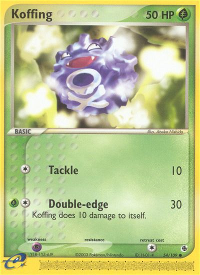 Koffing (54/109) [EX: Ruby & Sapphire] | Devastation Store