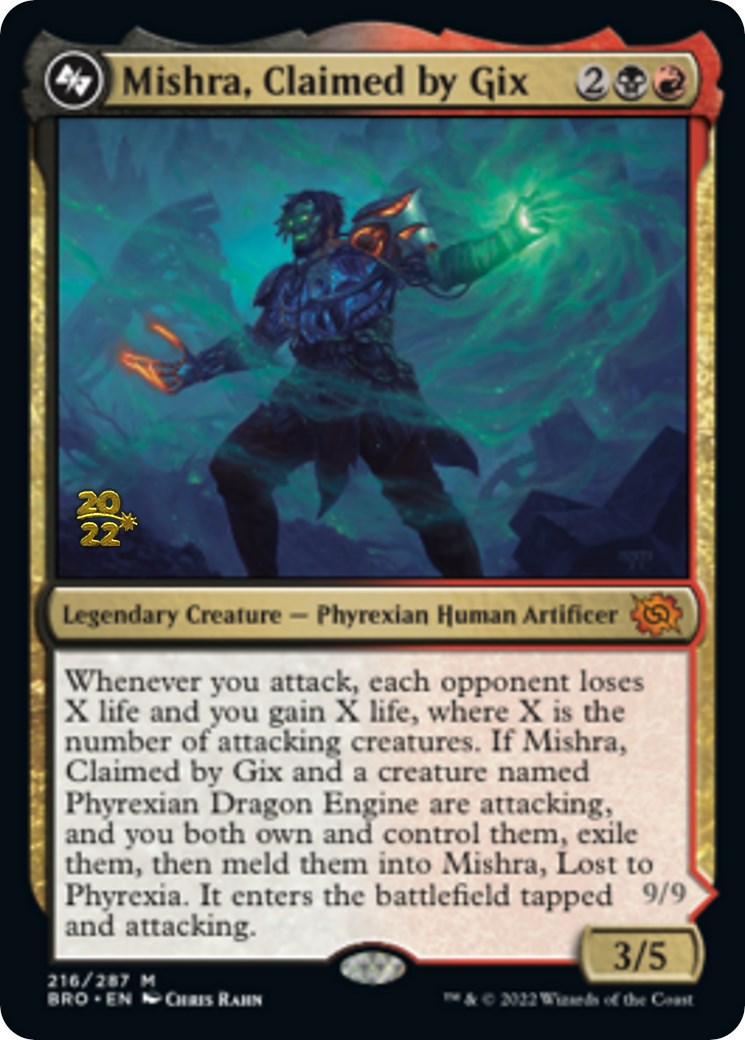 Mishra, Claimed by Gix [The Brothers' War Prerelease Promos] | Devastation Store